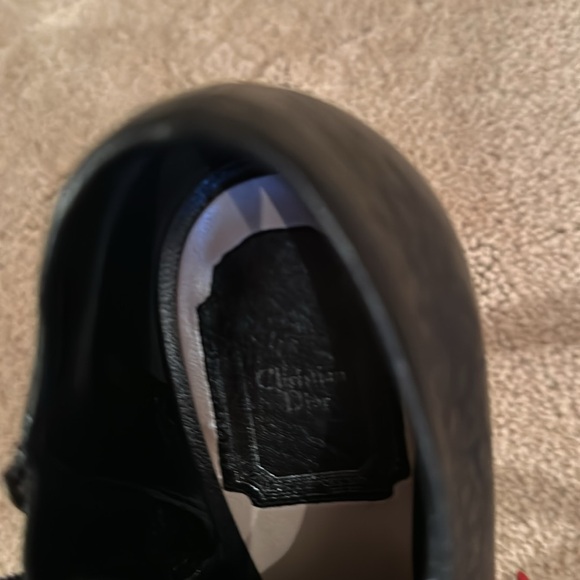 Dior black leather ankle booties. 37 7 - Picture 3 of 7